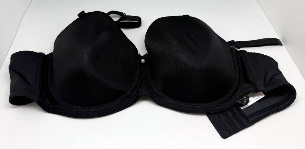 Parfait Elise Convertible Strapless Bra Style P60915 - Black, 36G Ripped Strap
